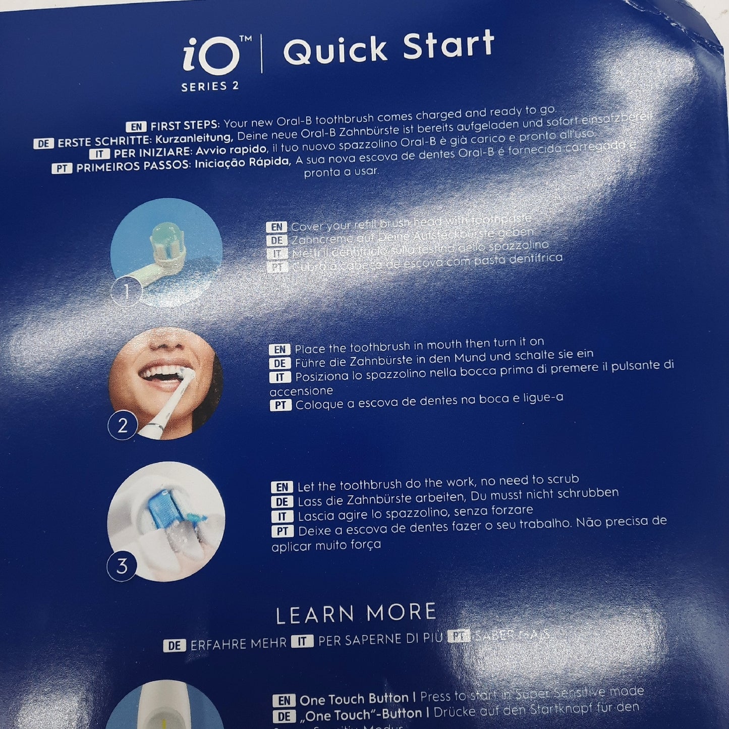 Oral B iO Series 2 Elektrische Zahnbürste fehlt eine von zwei