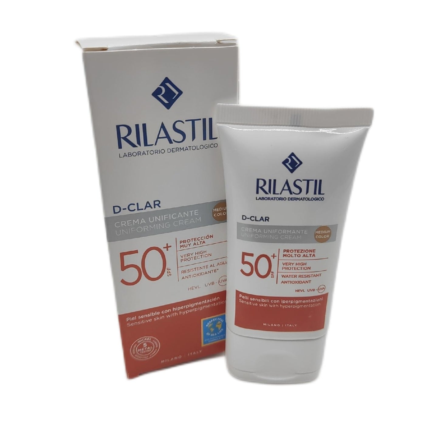 Rilastil Gesichtscreme Gesichtspflege D Clar getönte Creme für aufhell