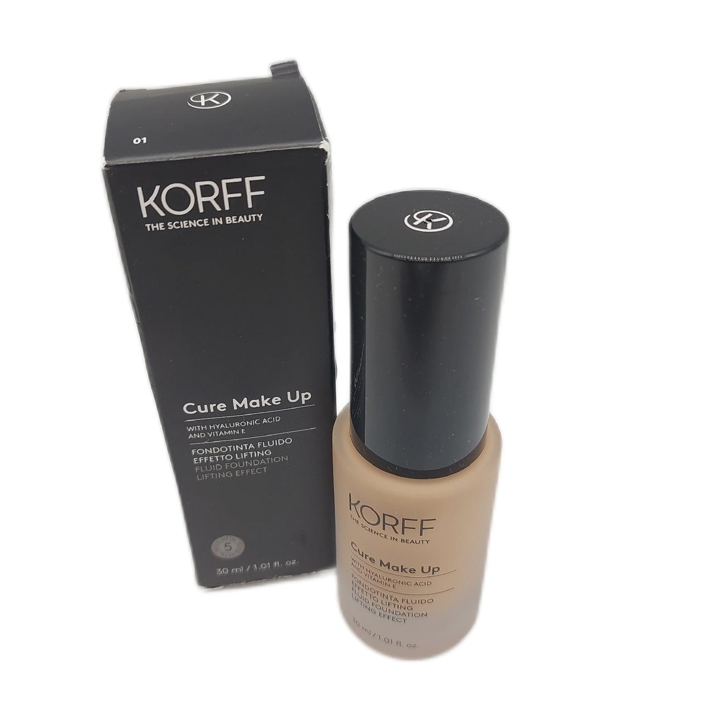 Korff Fluid Foundation Make up Anti Aging Formel mit Hyaluronsäure Lifting Effekt Pflege