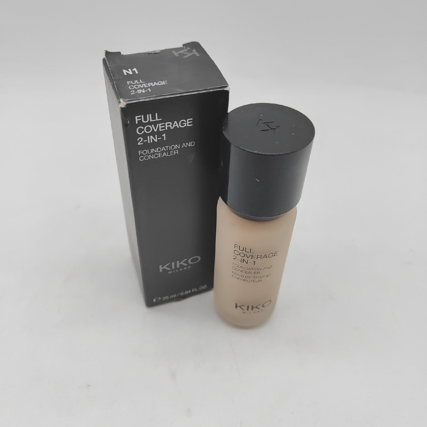KIKO Milano Foundation Concealer Make up Full Coverage 2 in 1 Deckkraft Gesicht