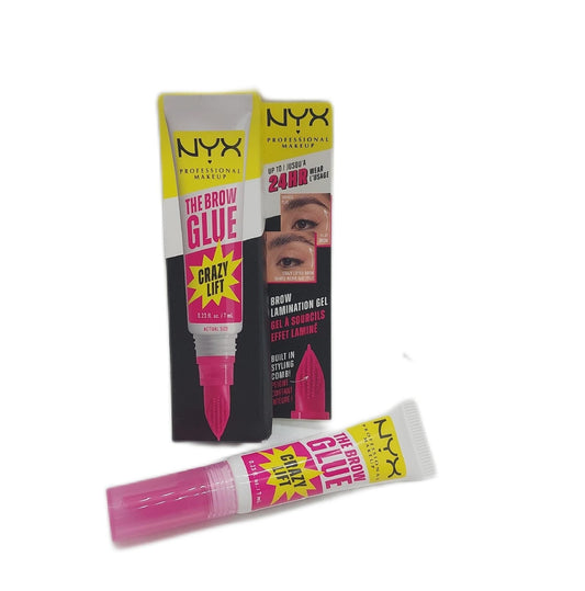 NYX Professional Makeup Fixierender Augenbrauenkleber Laminierter Effekt Halt Eyes