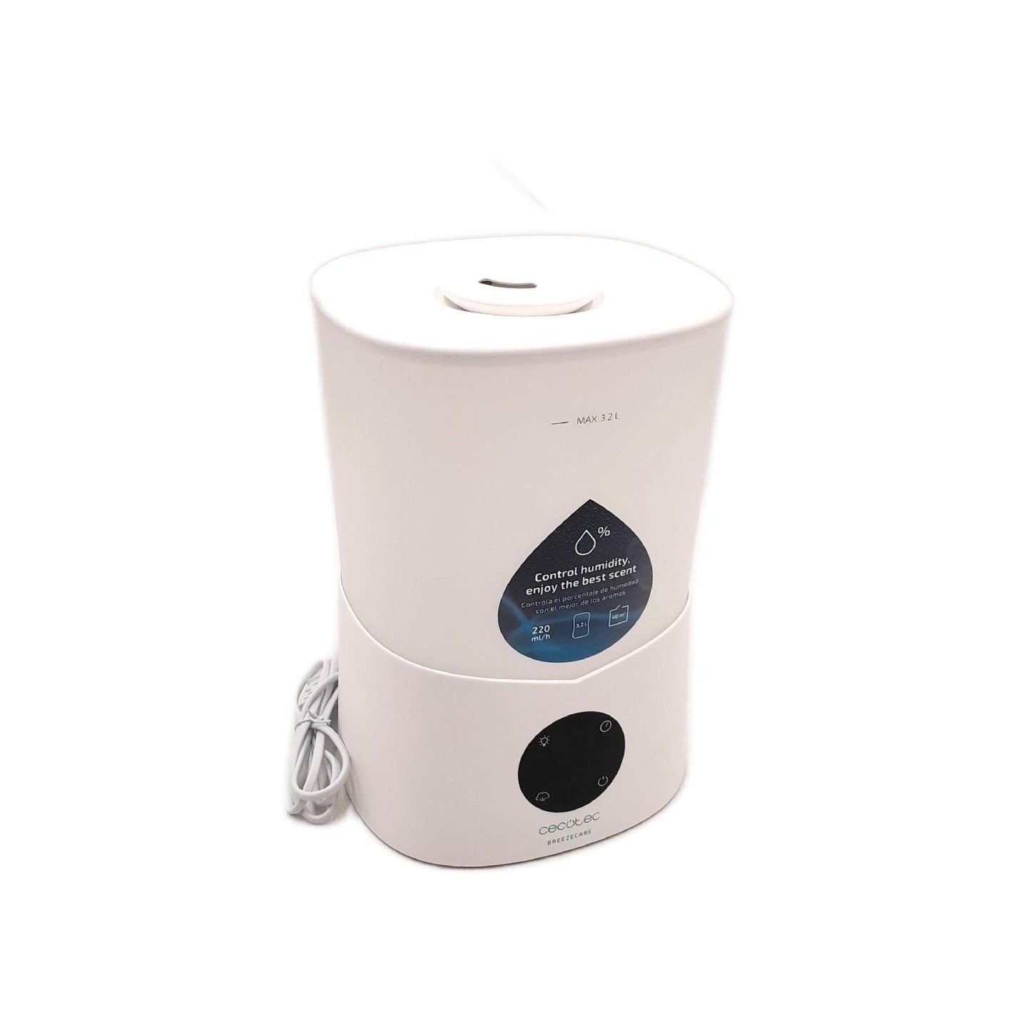 Cecotec BreezeCare 2600 Light Smart Luftbefeuchter. 260° Wasserbefeuchter