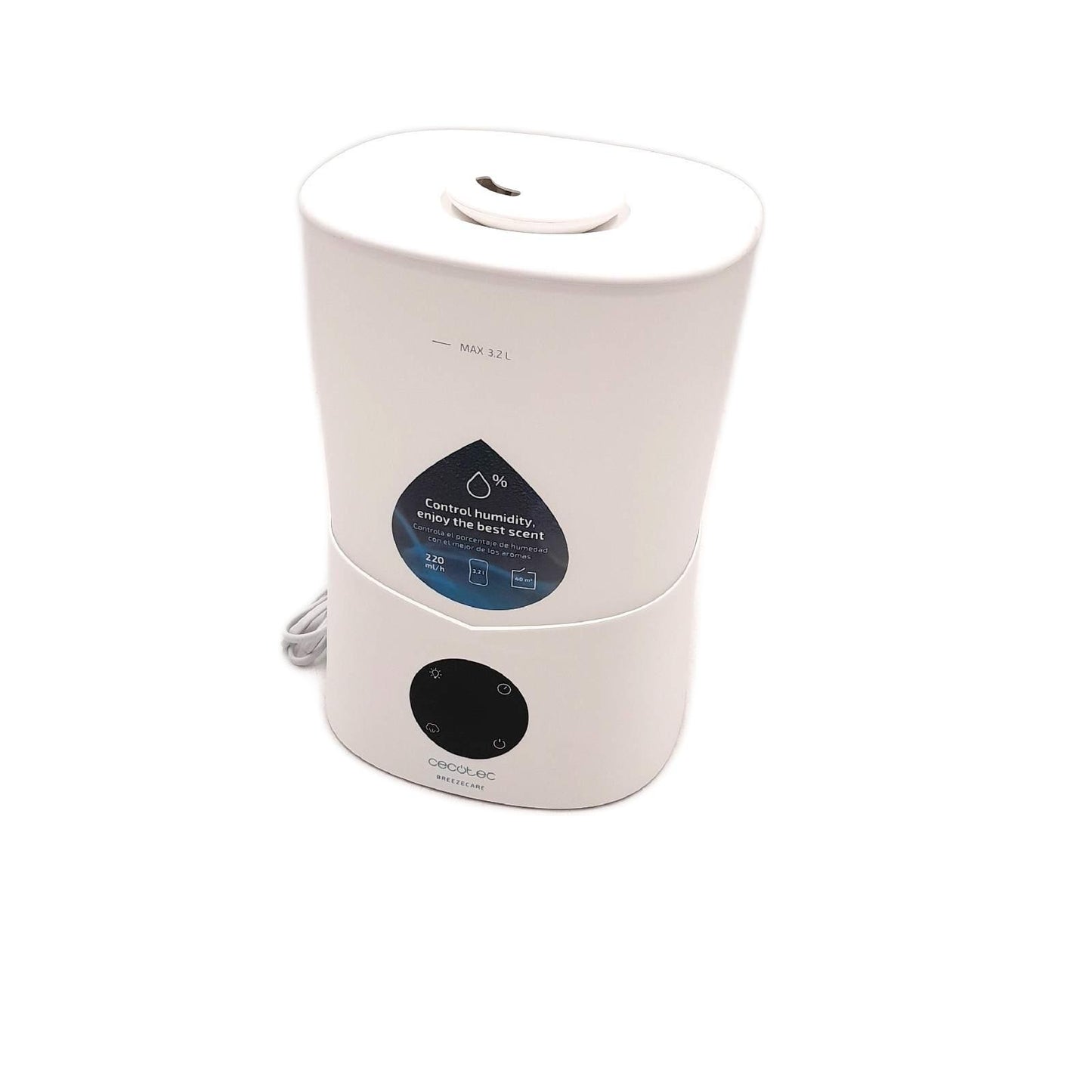 Cecotec BreezeCare 2600 Light Smart Luftbefeuchter. 260° Wasserbefeuchter