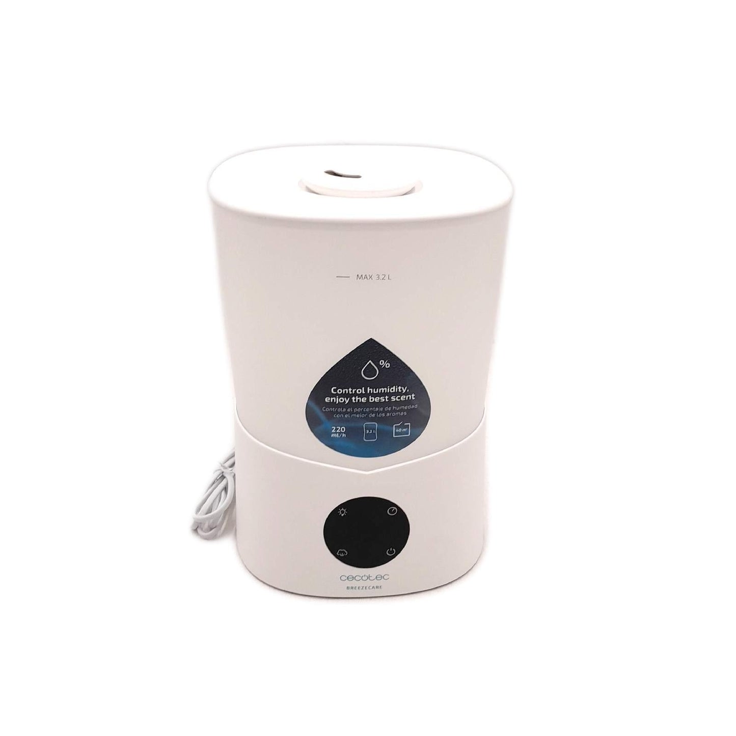 Cecotec BreezeCare 2600 Light Smart Luftbefeuchter. 260° Wasserbefeuchter