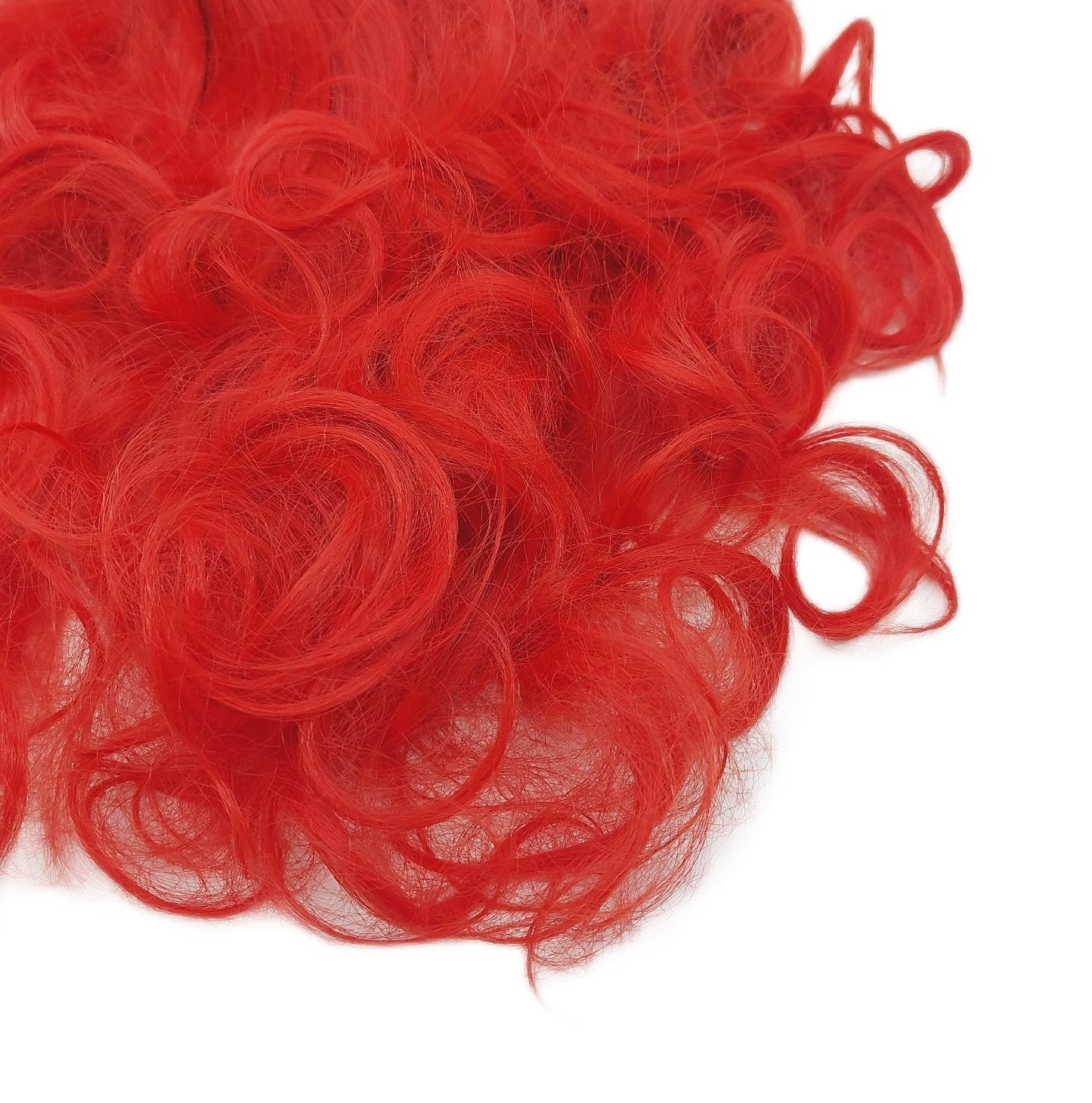 CGVG Perücke Haare Kunsthaar Lange lockige rote Stylisch Hitzebeständig