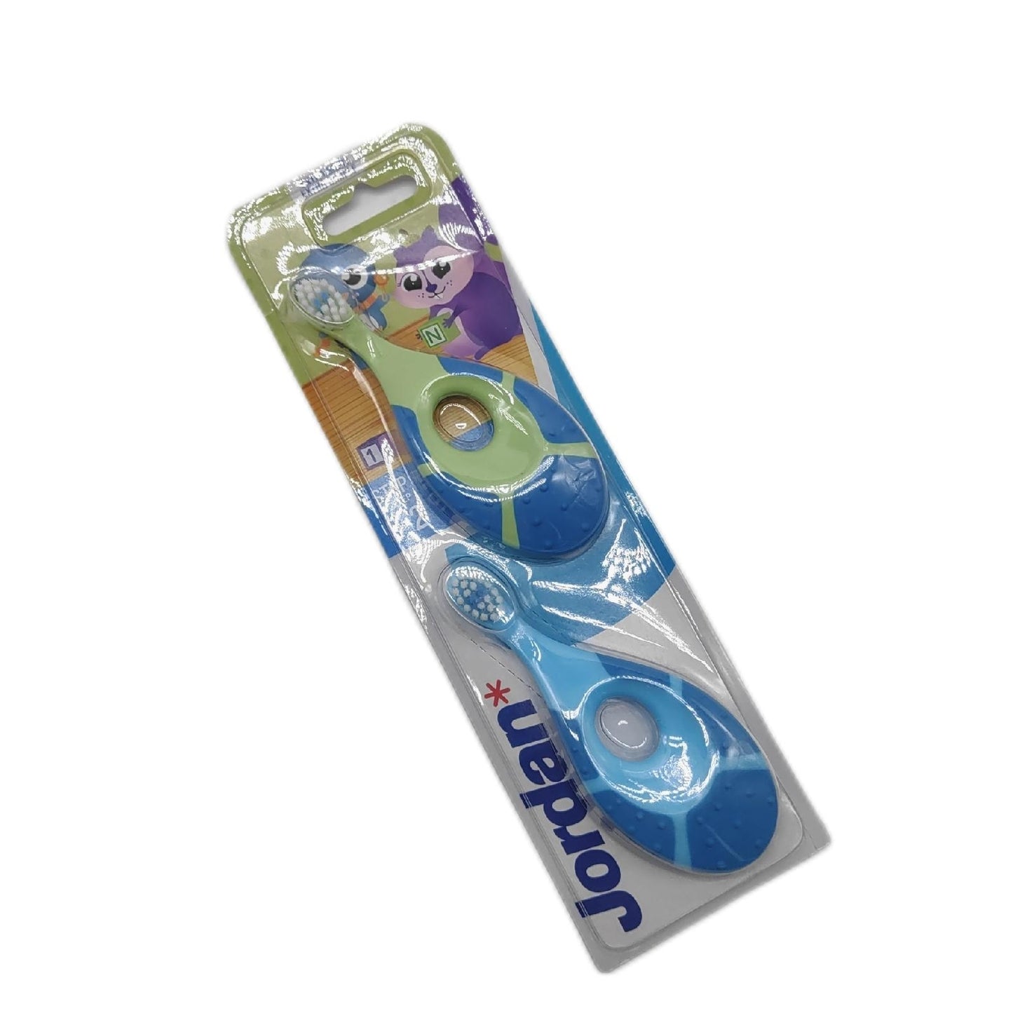Jordan* Step 1 Kinderzahnbürste Zahnbürste für Kinder im Alter von 0-2 Jahren