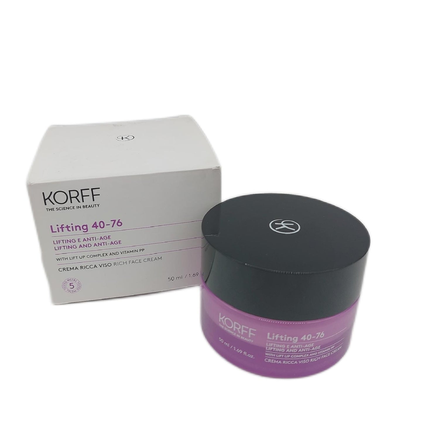 Korff Lifting Rich Gesichtscreme mit Lift Up Komplex und Vitamin PP