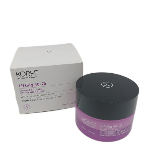 Korff Lifting Rich Gesichtscreme mit Lift Up Komplex und Vitamin PP
