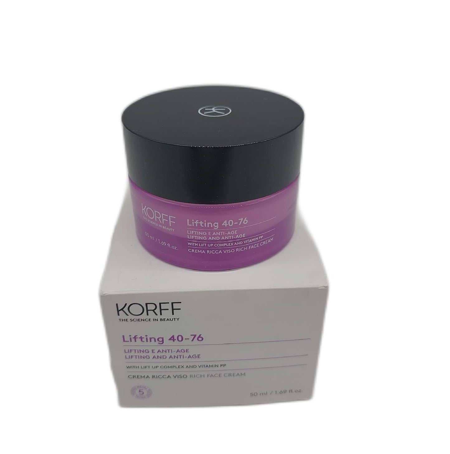 Korff Lifting Rich Gesichtscreme mit Lift Up Komplex und Vitamin PP