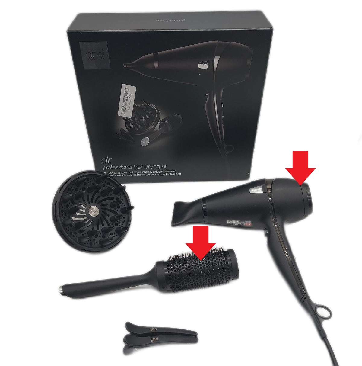 ghd Air Kit Haartrockner Diffusor Keramikbuerste defekt kalte
