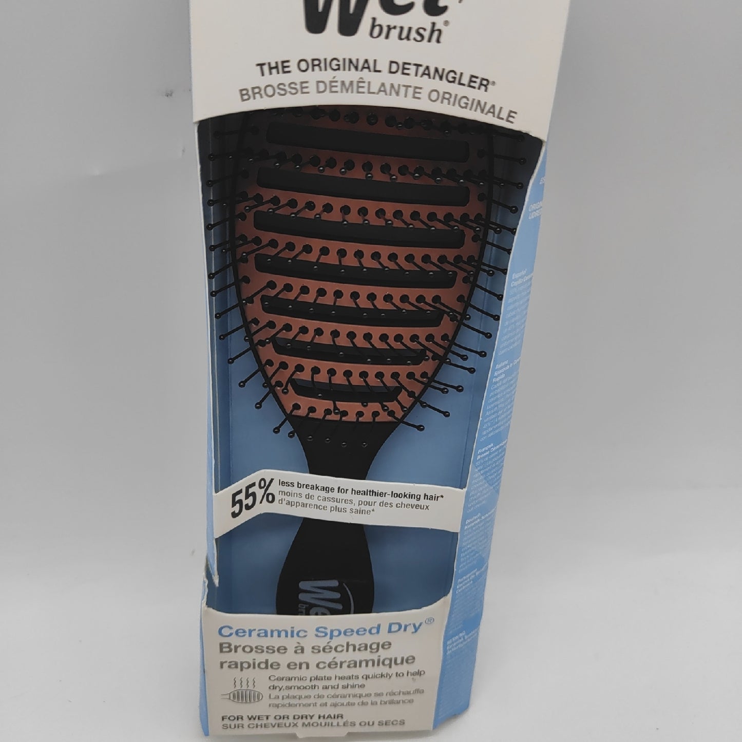Wet Brush Haarbürste Haarpflege Speed Dry Ceramic Detangler hitzebeständig Heatflex