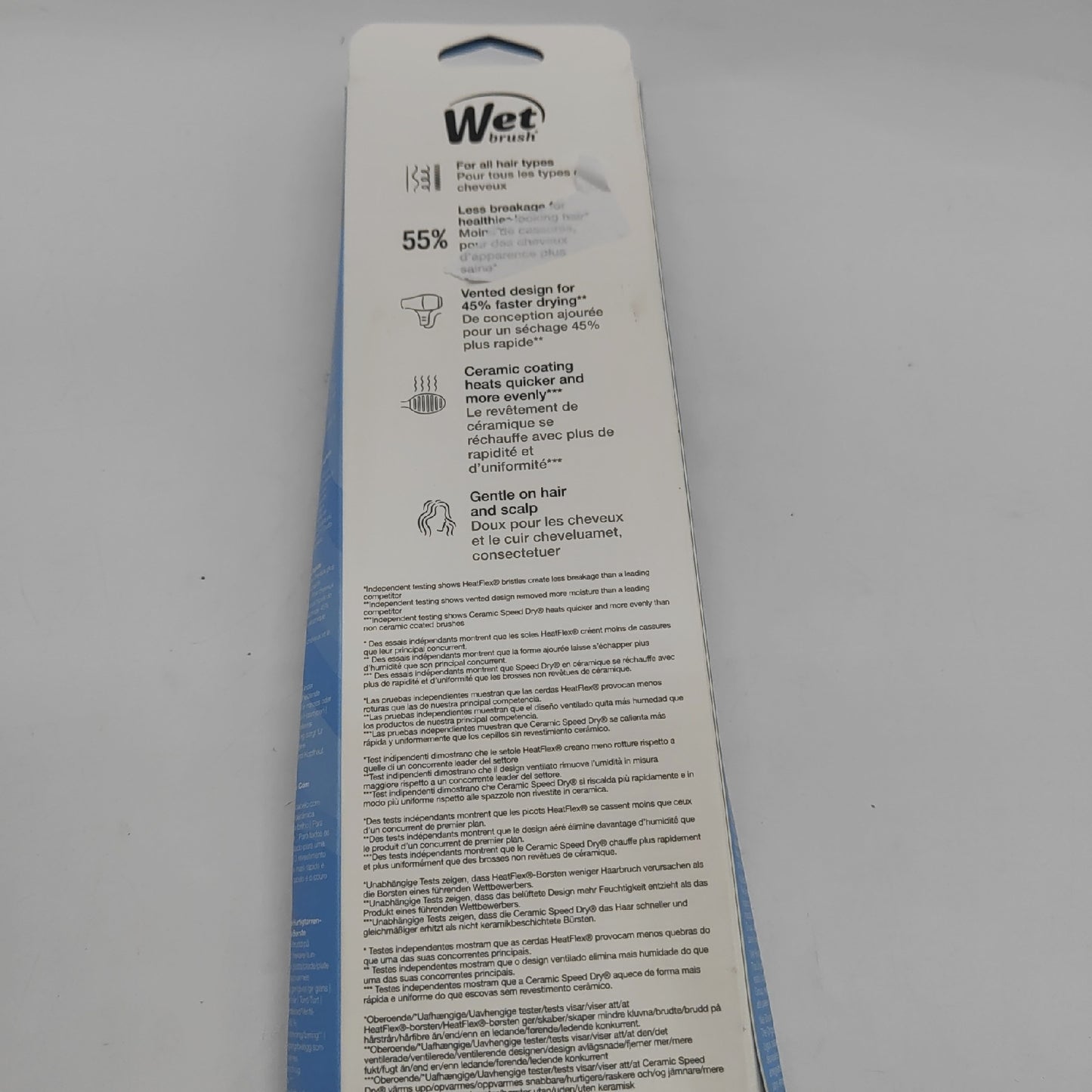Wet Brush Haarbürste Haarpflege Speed Dry Ceramic Detangler hitzebeständig Heatflex