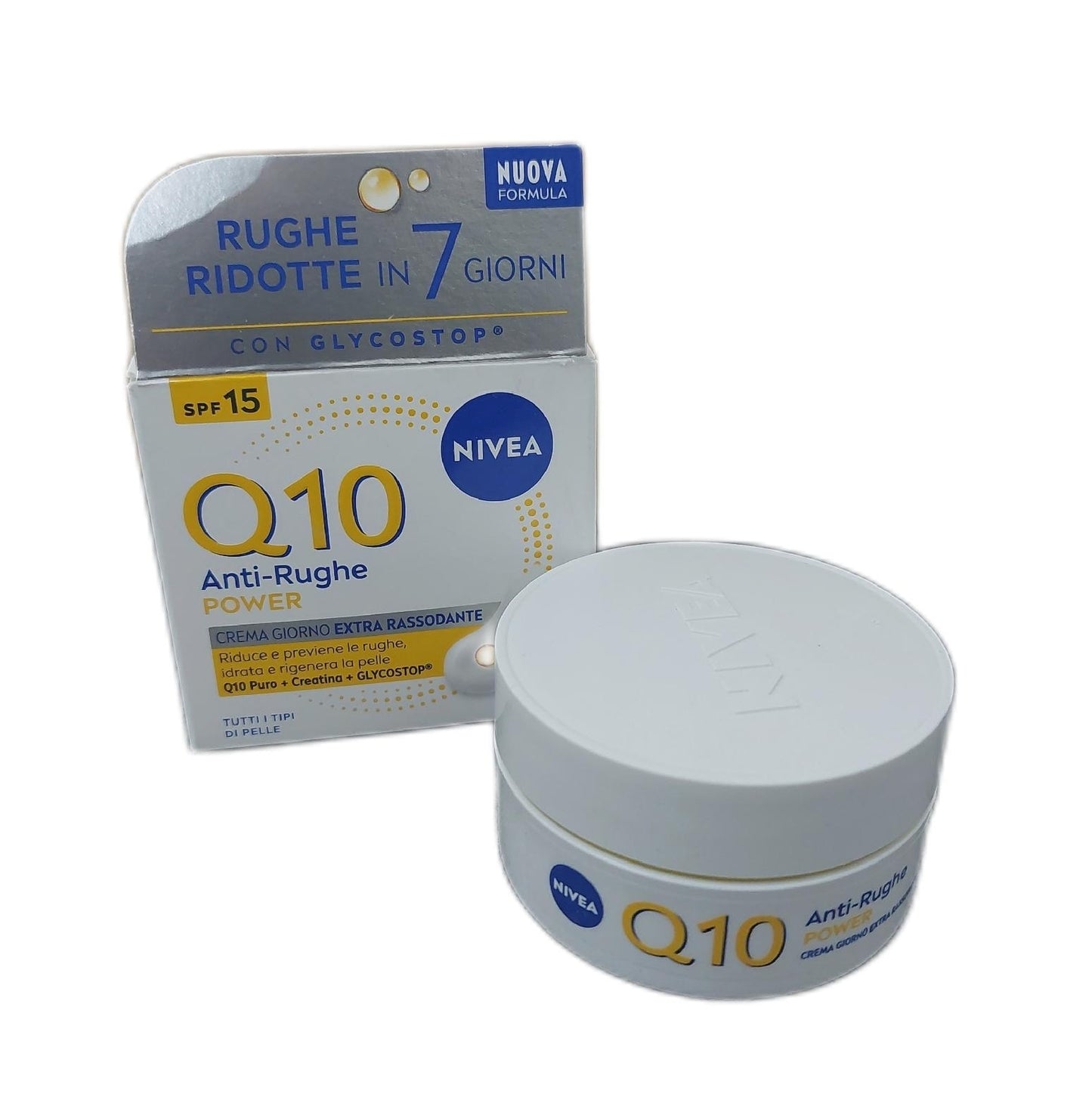 NIVEA Q10 Anti-Falten Power Extra Straffende Tagescreme LSF 15 50 ml Gesichtscreme