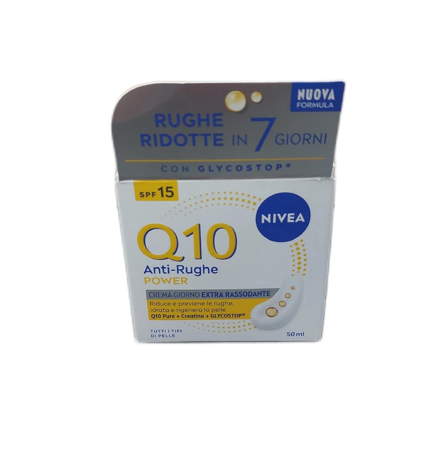 NIVEA Q10 Anti-Falten Power Extra Straffende Tagescreme LSF 15 50 ml Gesichtscreme