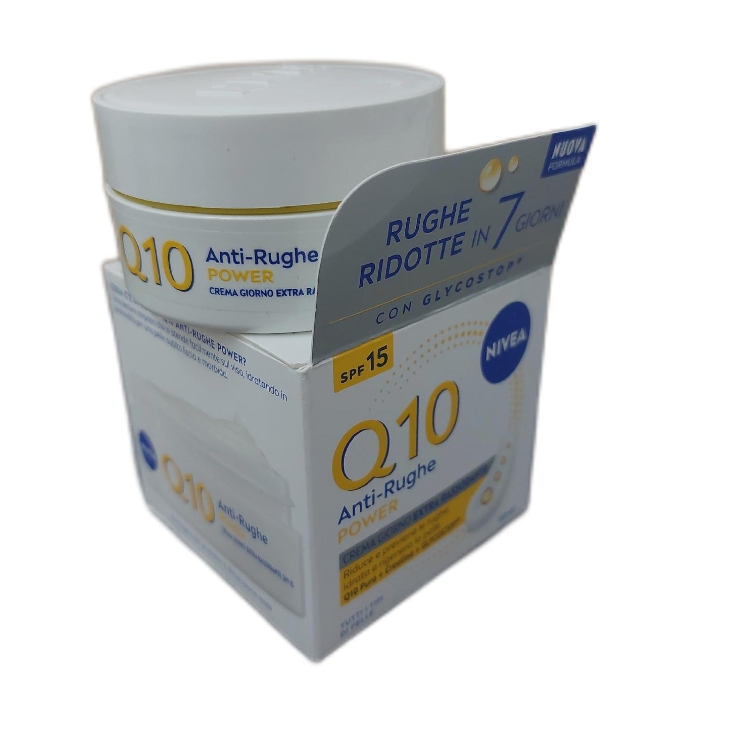 NIVEA Q10 Anti-Falten Power Extra Straffende Tagescreme LSF 15 50 ml Gesichtscreme