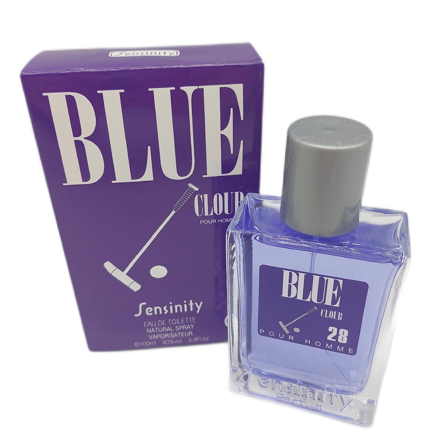 Blue Cloub® Herrenparfüm, Toilettenwasser, 100 ml