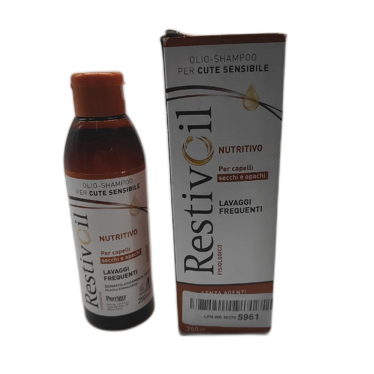 RestivOil Nährendes physiologisches Shampoo für die Haare mit physiologischem Öl und Anti-Aging-Wirkung