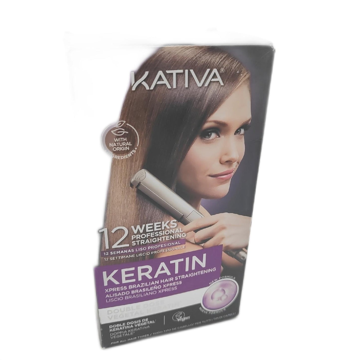 Kativa Glättungsset Haarpflege Xpress Brazilian Vegetable Smoothing Kit Keratin Pflege