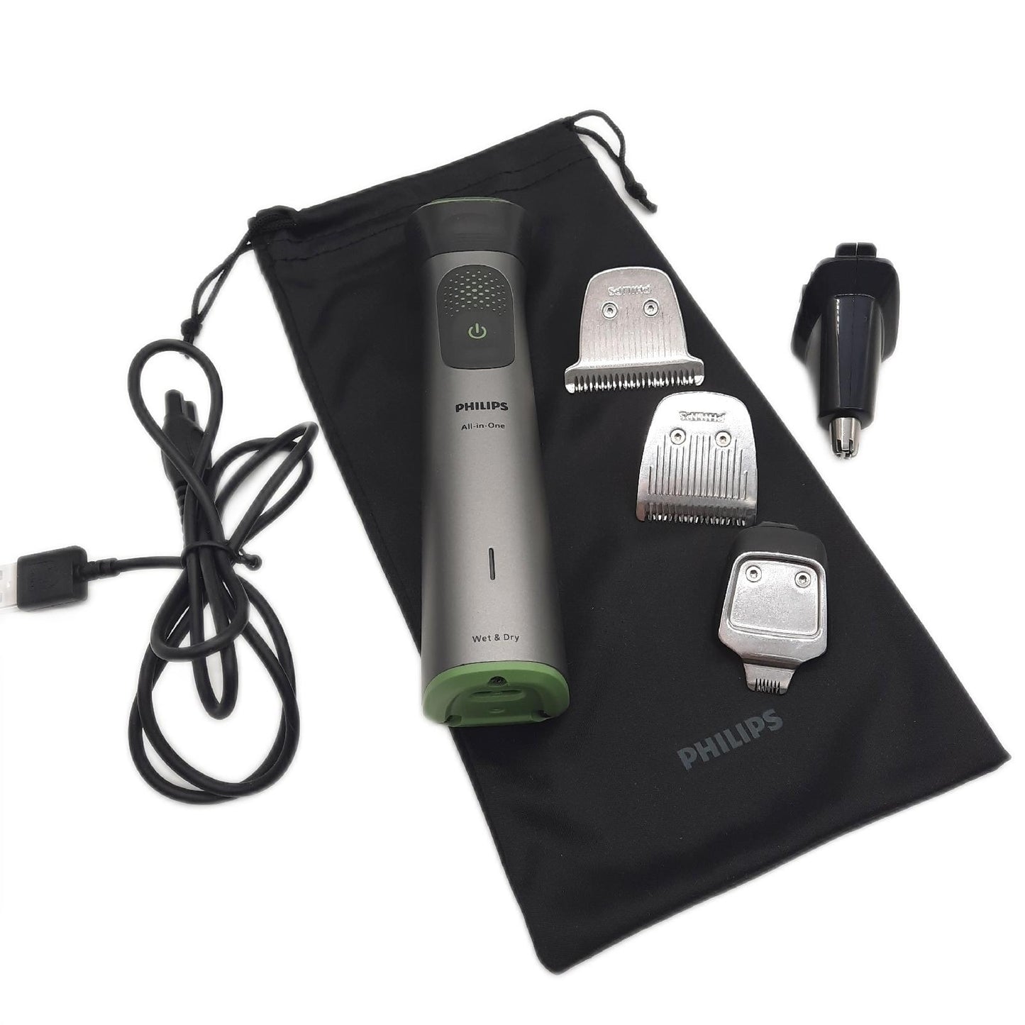 Philips All-in-One-Trimmer Multigroom Serie 7000 19-in-1-Barttri - Unvollständig