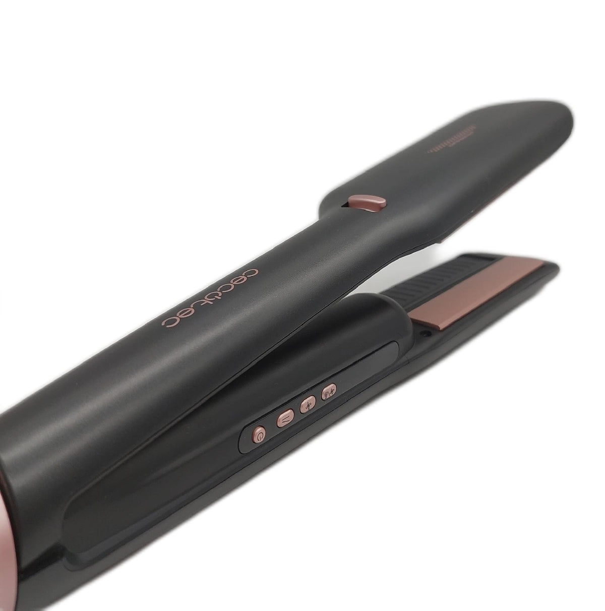 Cecotec Air Lisse Haarglätter 600 W mit Luftfunktion schwarz Haarglättegerät Schutz
