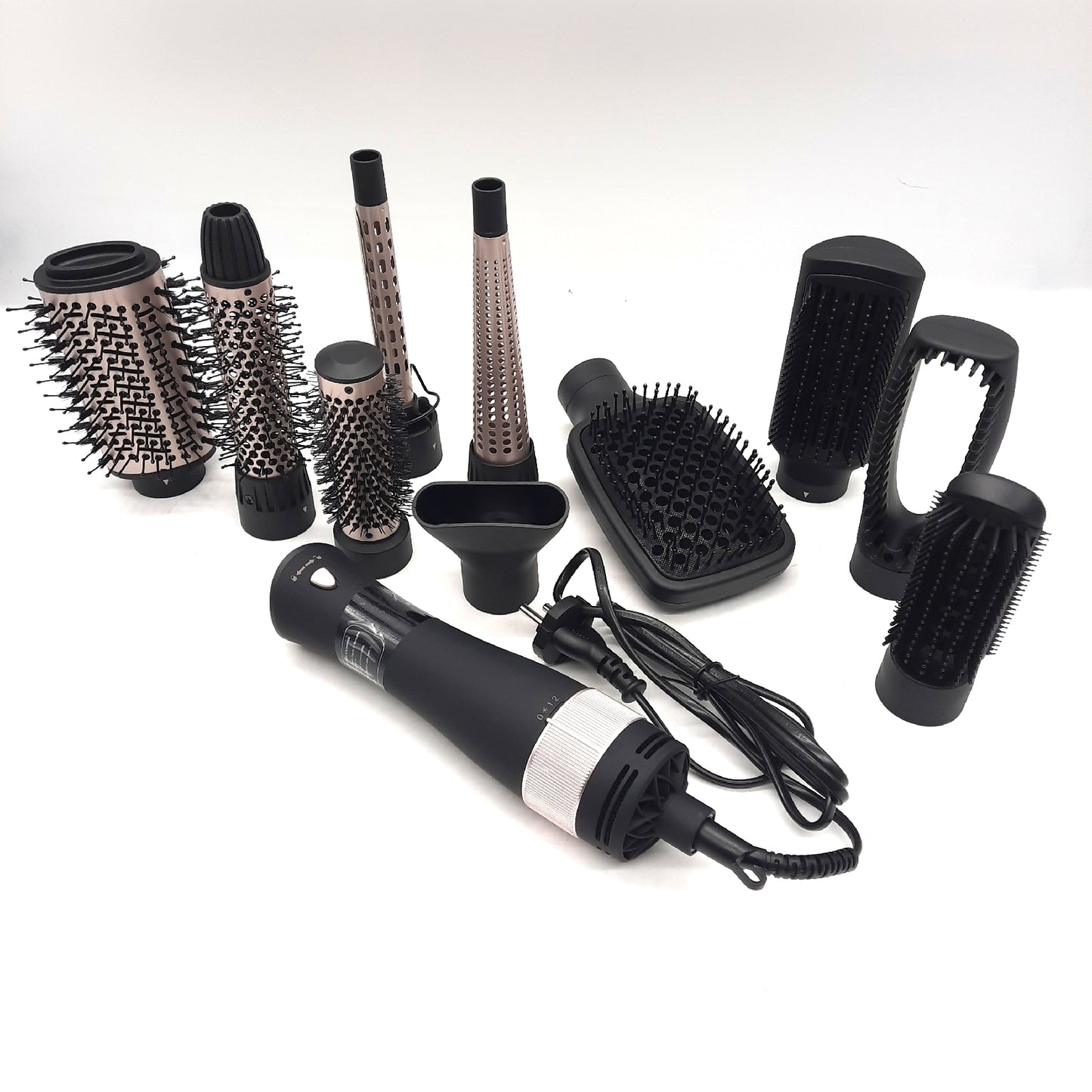 Cecotec 3-in-1 Haartrockner Bamba CeramicCare 3in1 Styler, 1200W, Glättet, Wellt, verleiht Volumen und Trocknet das Haar, 10 austauschbare Köpfe, 3 Temp, 2 Geschwindigkeiten, Keramikbeschichtung