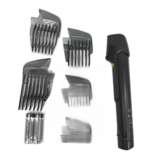 Microtouch Haarschneider Haarpflege Set mit 5 Aufsätzen 2 Batterien Bartb