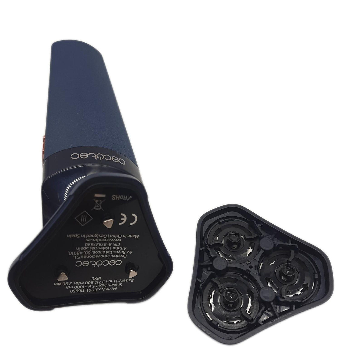 Cecotec PrecisionCare Elite Rotationsrasierer. 70 Minuten Akkulaufzeit. Klingen.