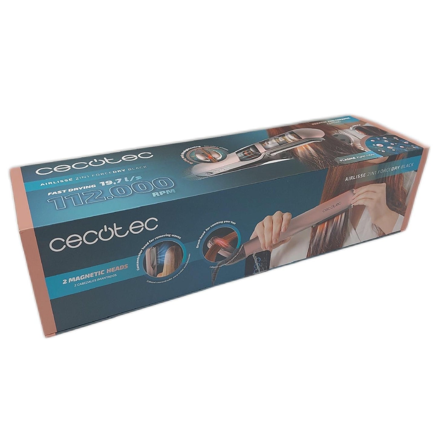 Cecotec Haarglaetter Styling Haarkosmetik AirLisse 2in1 Force