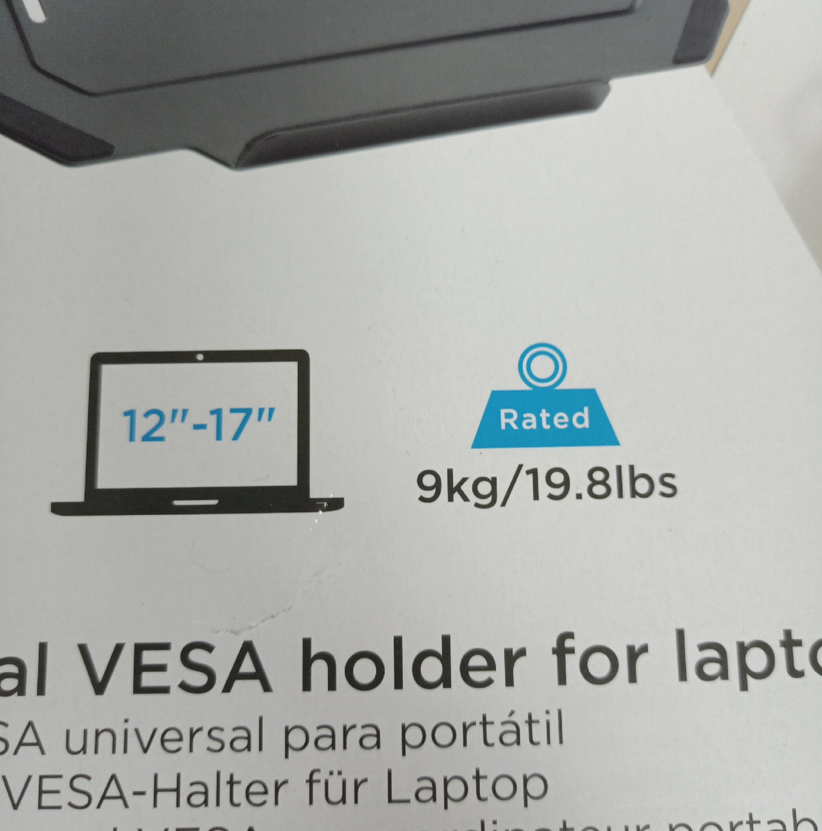 AISENS Laptophalter Halterungen DTLTA01 215 Universeller Laptophalter für 12