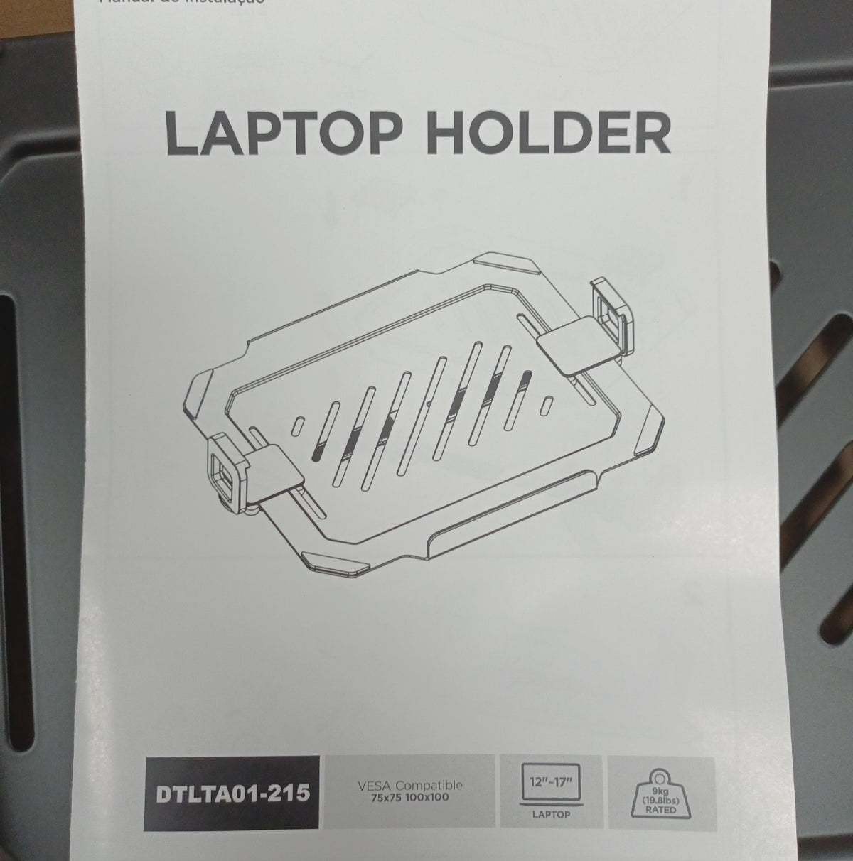 AISENS Laptophalter Halterungen DTLTA01 215 Universeller Laptophalter für 12
