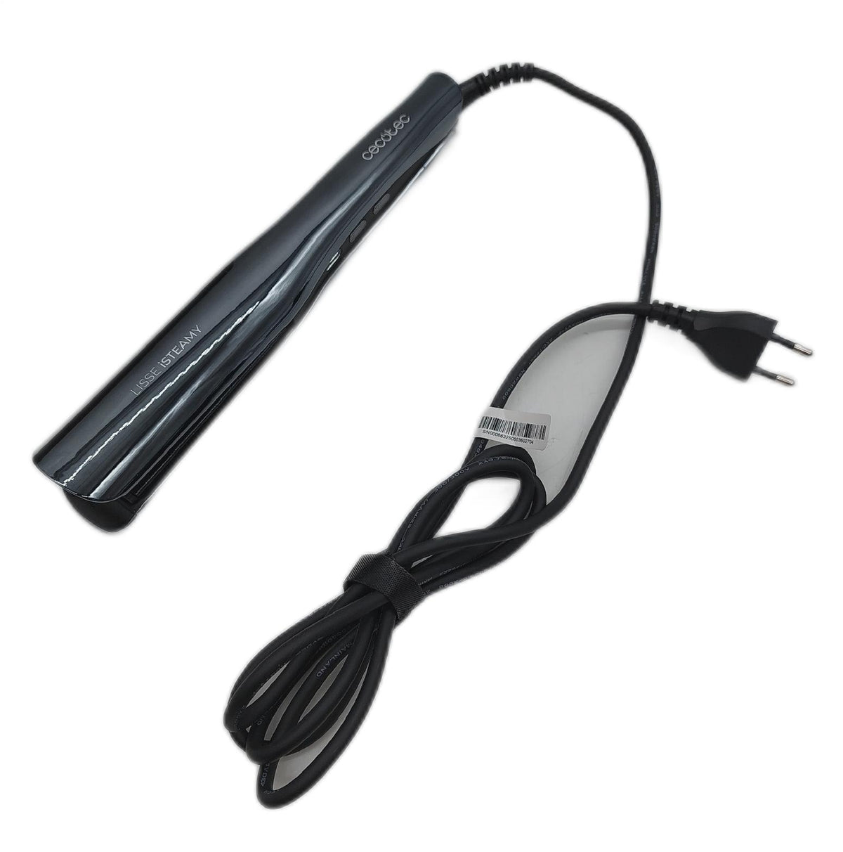 Cecotec Kabelgebundener Haarglätter Lisse ISteamy Dampffunktion schmales Glätteisen 62W