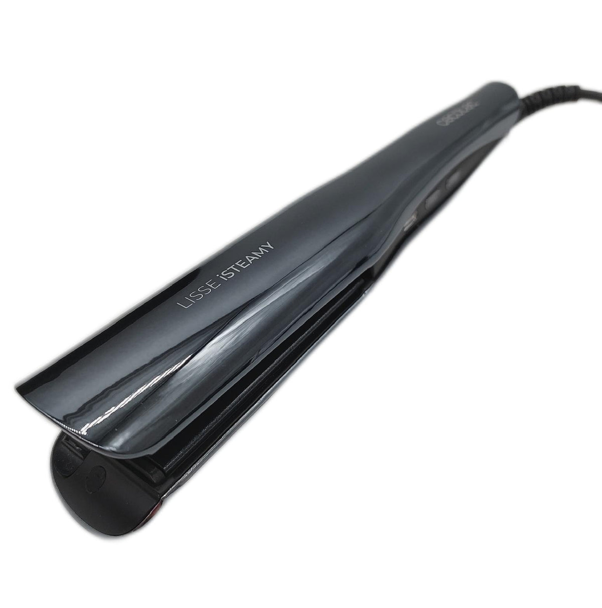 Cecotec Kabelgebundener Haarglätter Lisse ISteamy Dampffunktion schmales Glätteisen 62W