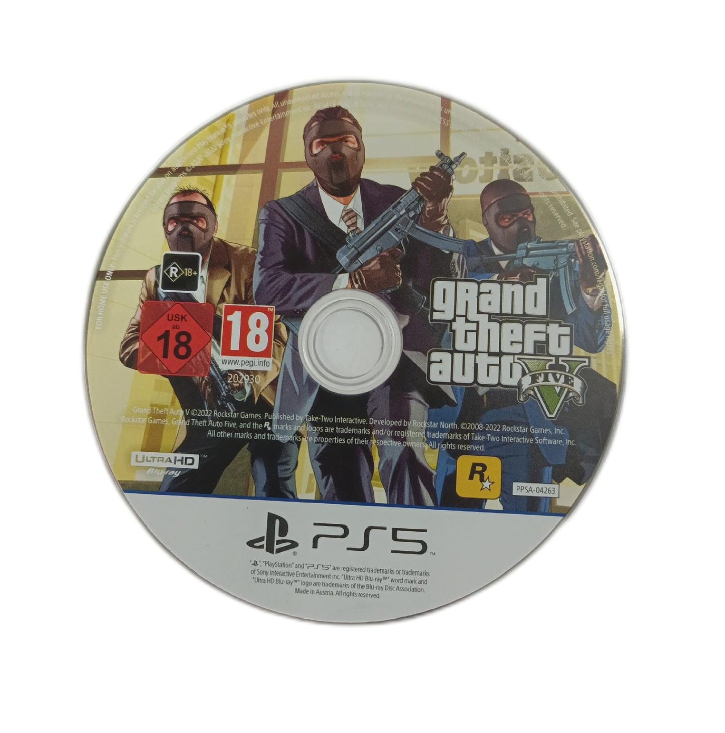 Grand Theft Auto V Playstation Spiele PS5 Edition USK 18 - Unvollständig