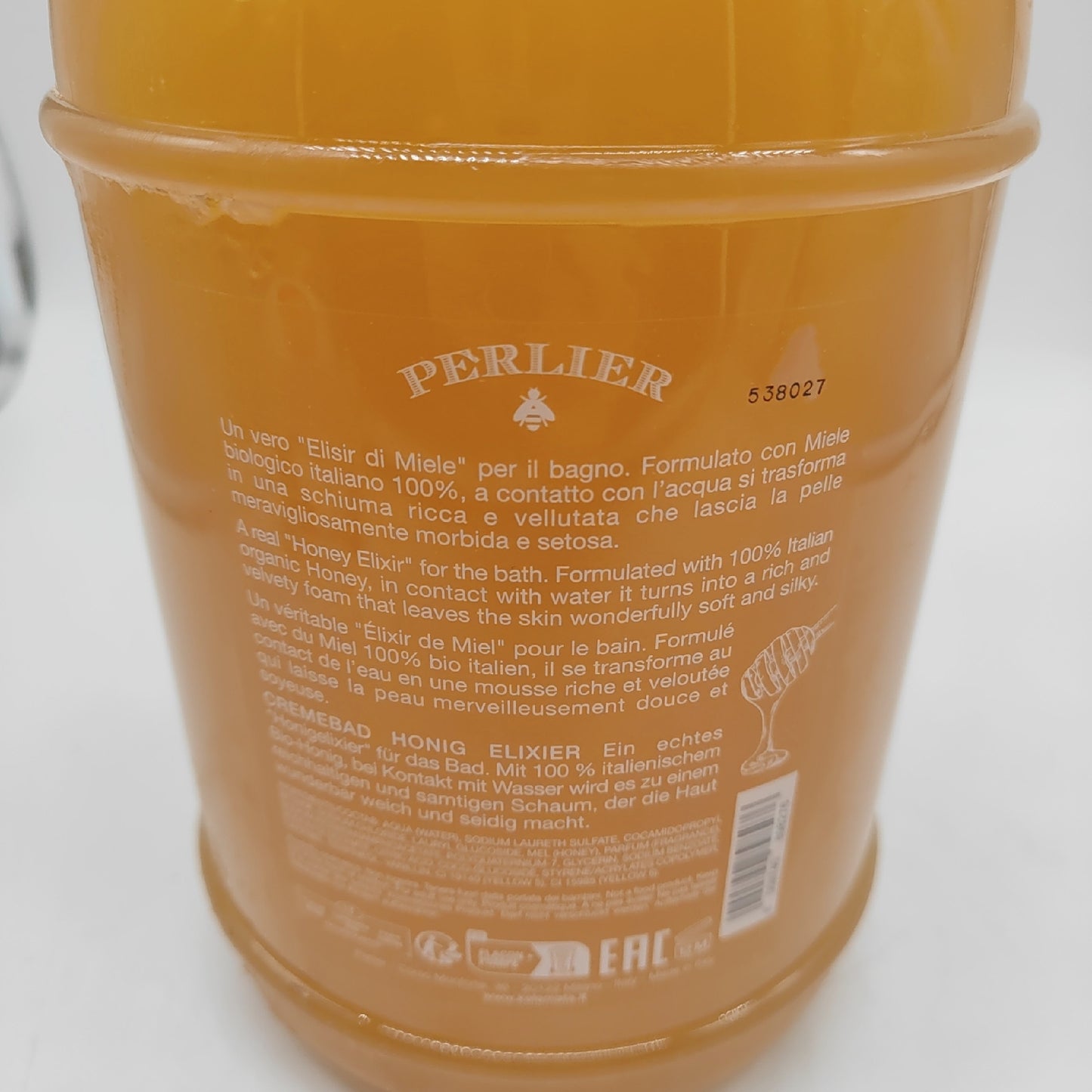 Perlier Honig Miel Badecreme 100 Prozent Bio Honig 3000 m Versch