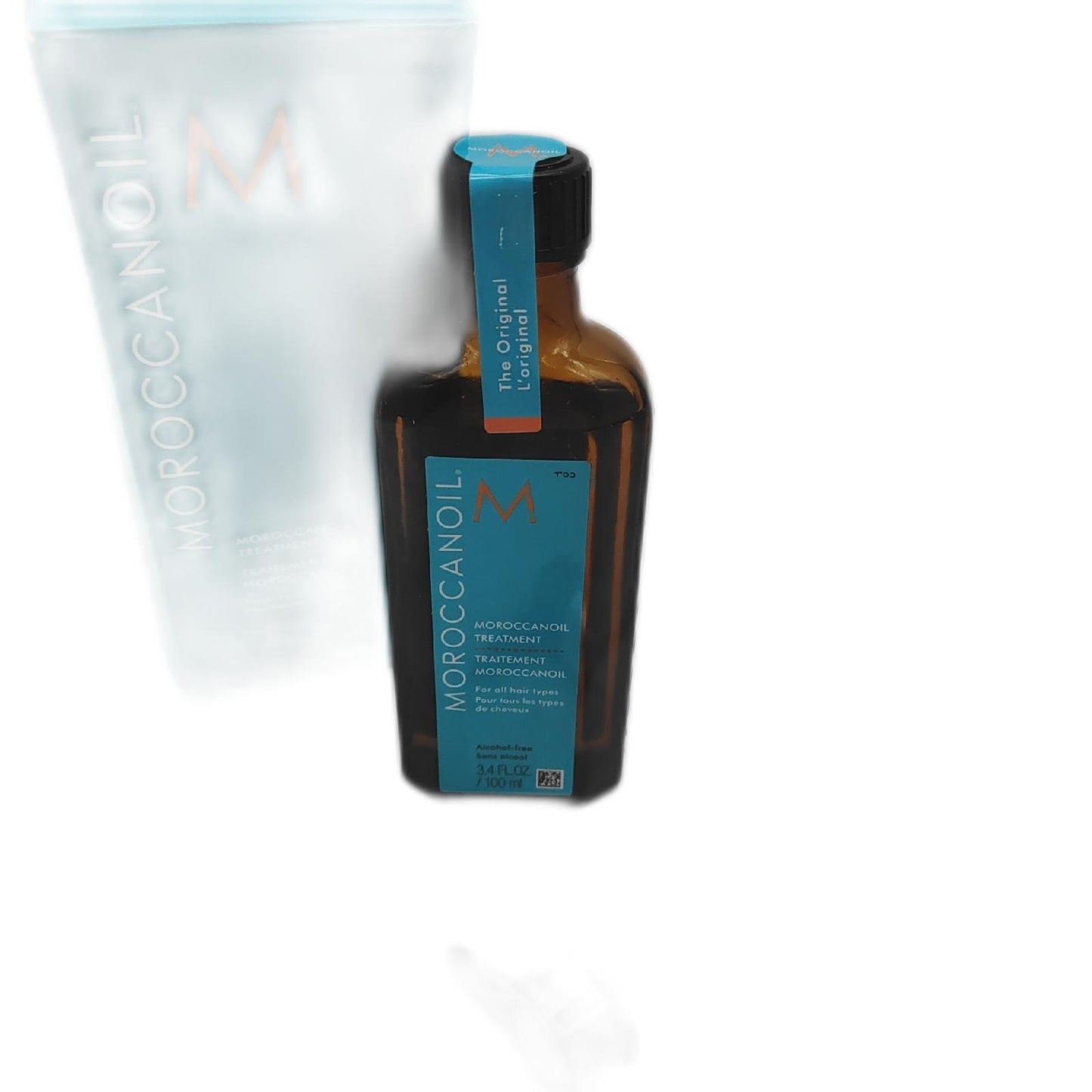 Moroccanoil Behandlung Argan Öl Original Haaröl geöffnet gut gefüllt