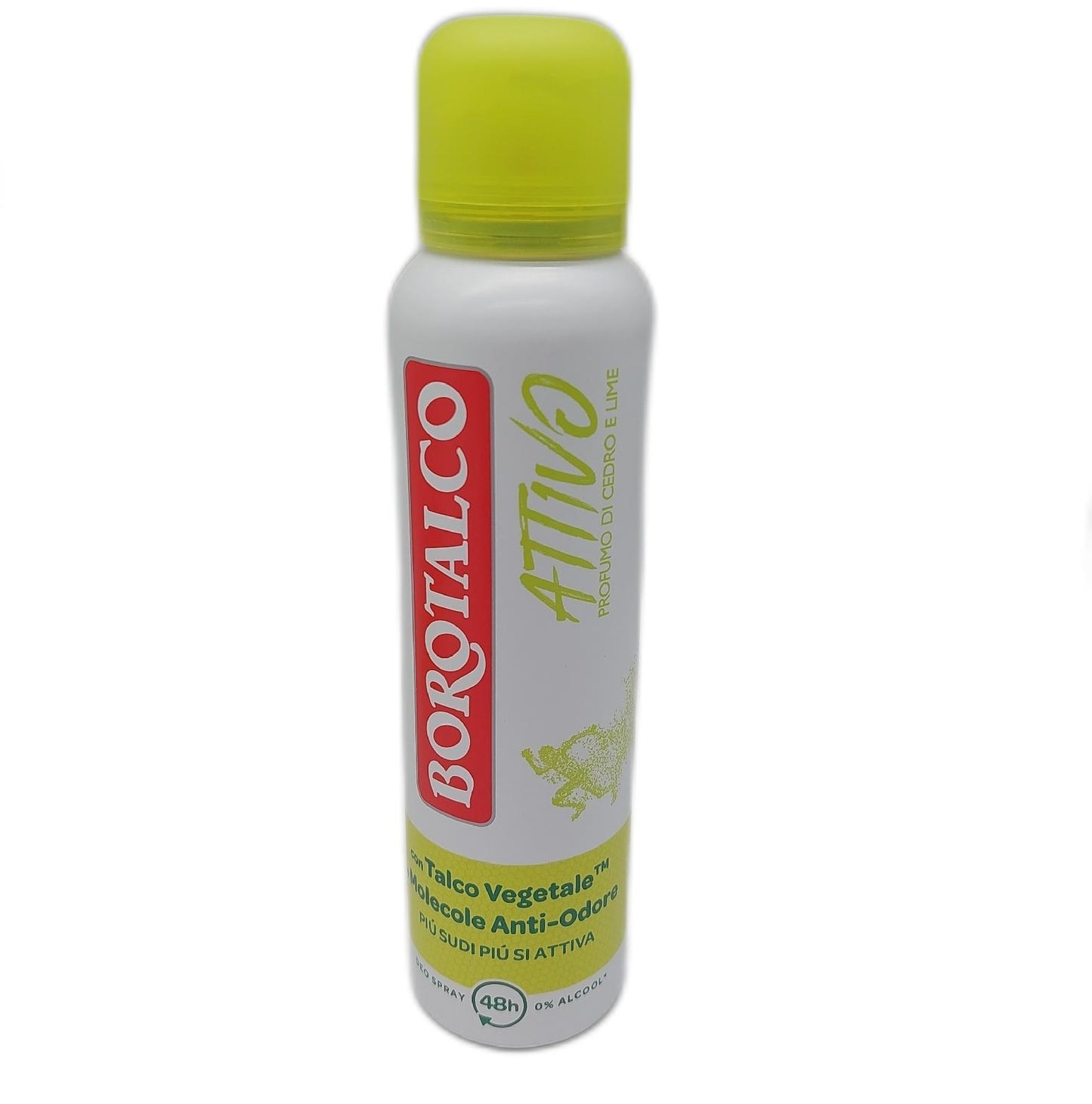 Borotalco Deodorant Spray Körperpflege Aktives Deodorant Gelb Talkum Frische