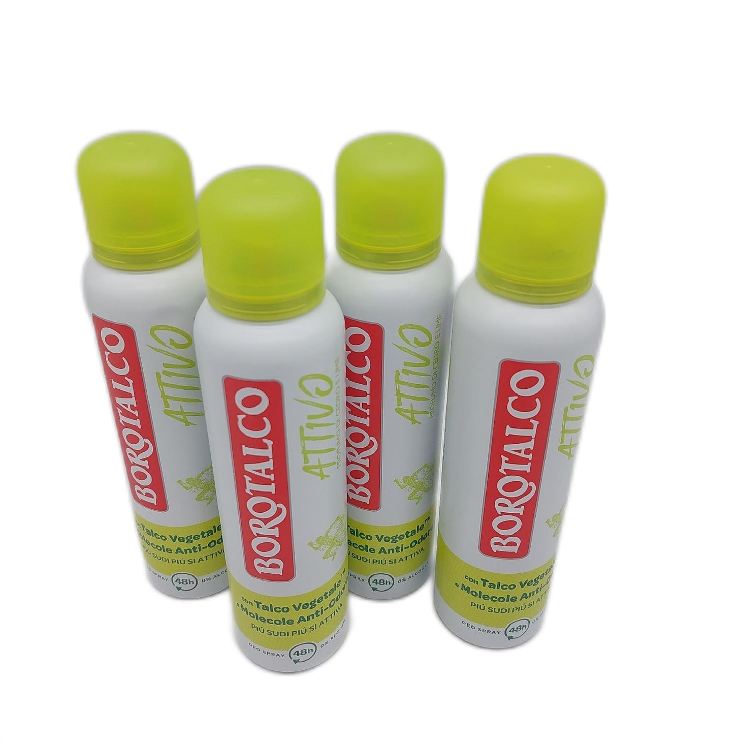 Borotalco Deodorant Spray Körperpflege Aktives Deodorant Gelb Talkum Frische