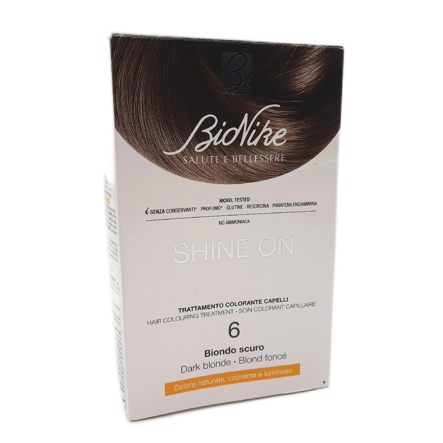 Bionike Shine On Haarfarbenbehandlung Nr. 6 Dunkelblondes Haarfarben-Set