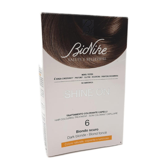 Bionike Shine On Haarfarbenbehandlung Nr. 6 Dunkelblondes Haarfarben-Set