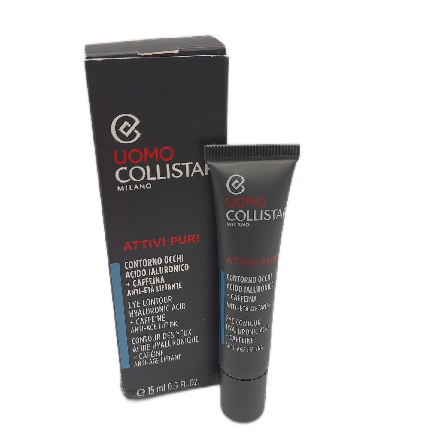 Collistar Augencreme Gesichtspflege Attivi Puri Hyaluronsaure Koffein