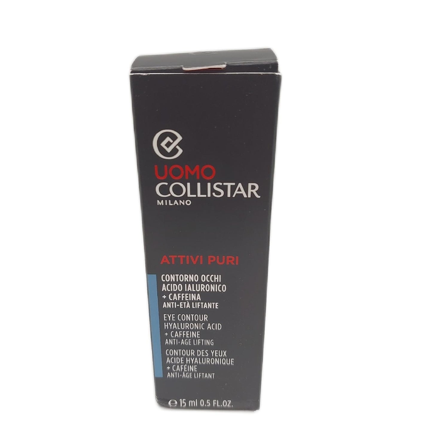 Collistar Augencreme Gesichtspflege Attivi Puri Hyaluronsaure Koffein