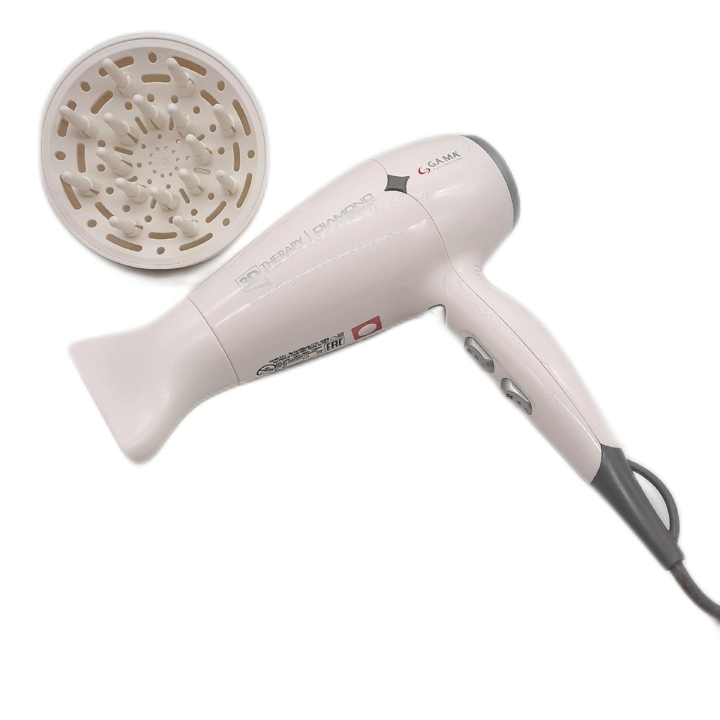 Gama Italy Haartrockner Haarpflege Professional Phon Diamond Ion Leicht Leise