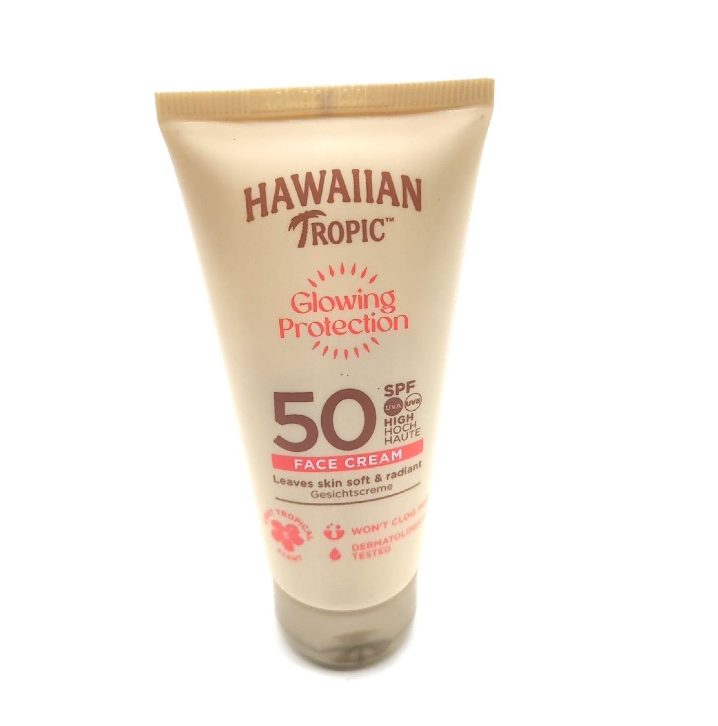 Hawaiian Tropic Gesichts Sonnenlotion Sonnenpflege Glowing Protection wasserfest Strahlenschutz