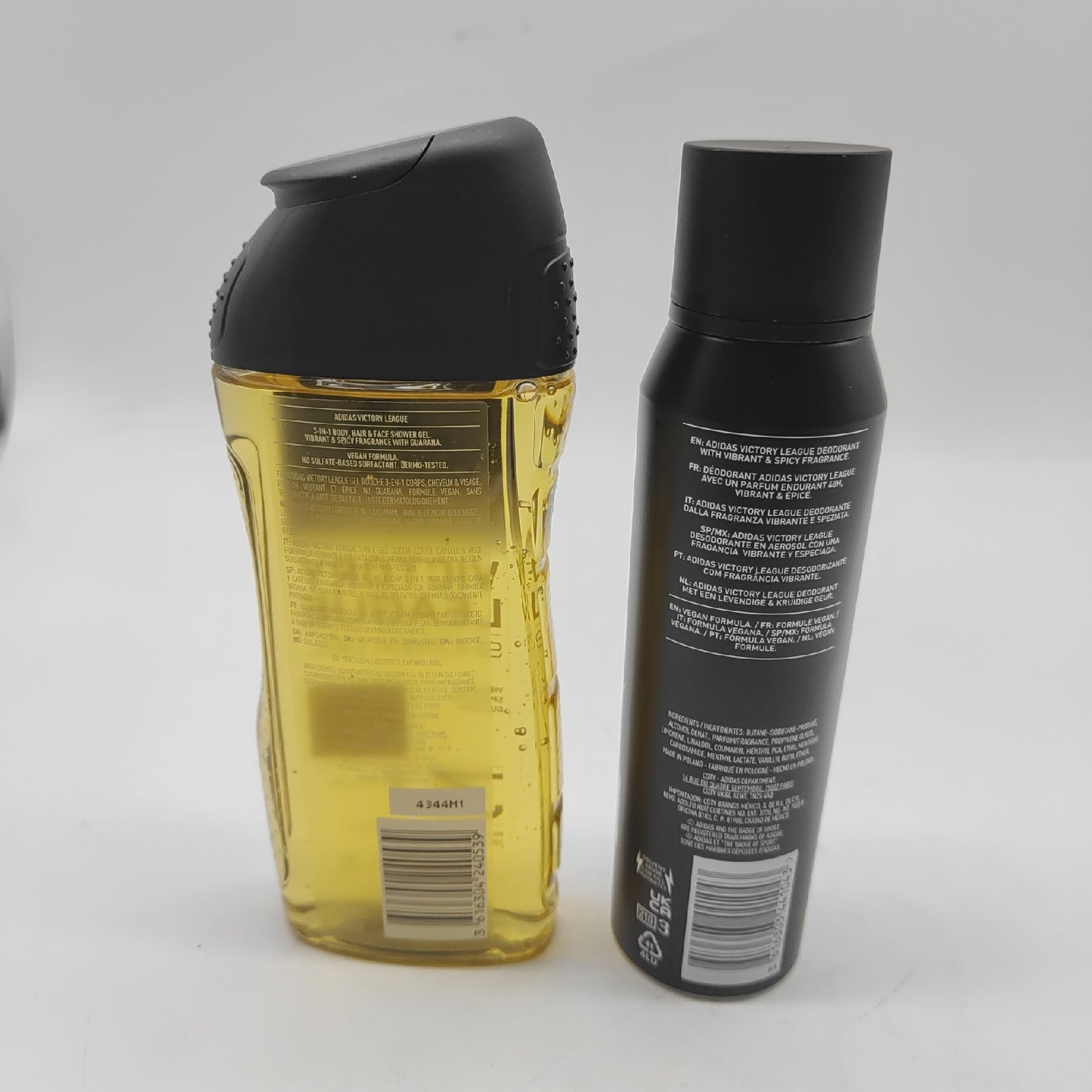 adidas Duschgel Körperspray Körperpflege Victory League Erfrischung 150ml Set