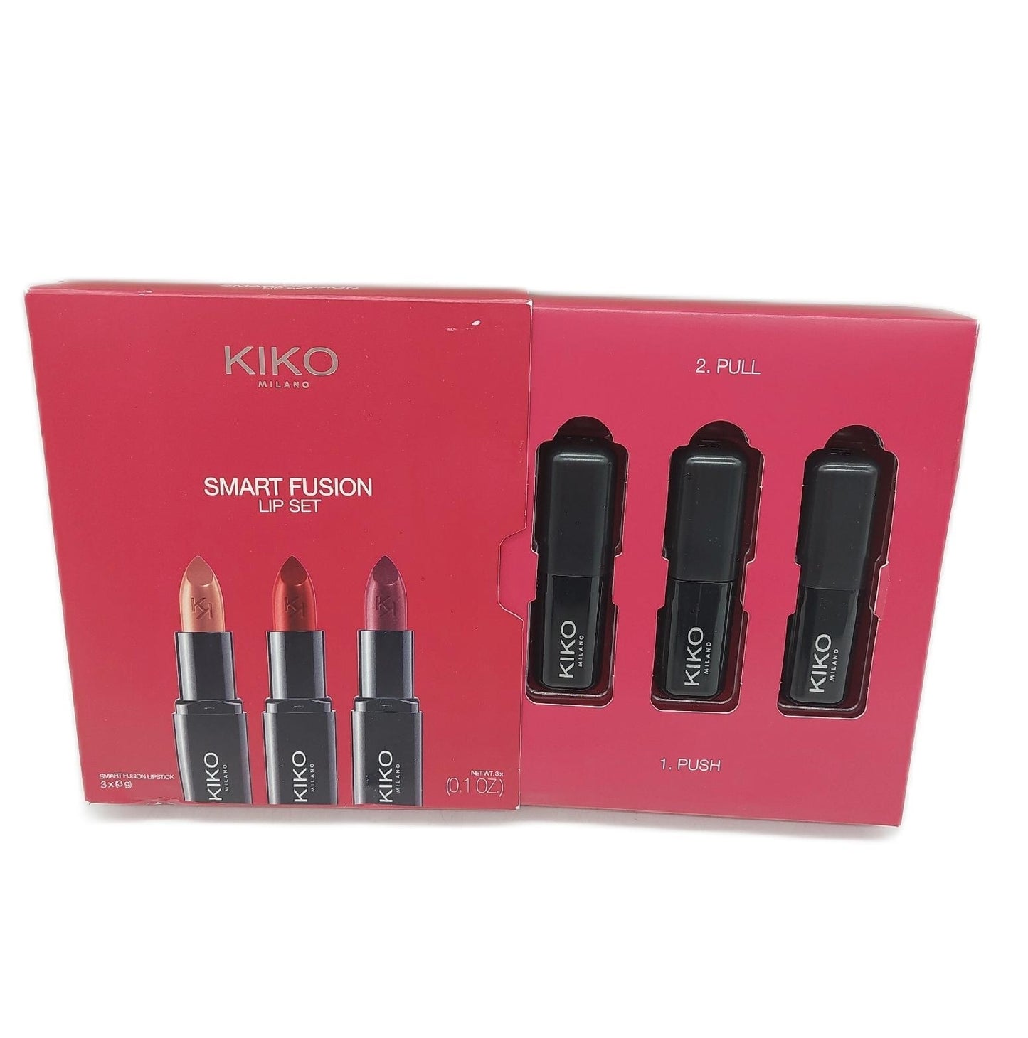 KIKO Milano Lippen Set Lippenpflege Smart Fusion 02 Geschenkset Matt Samtig Pflege