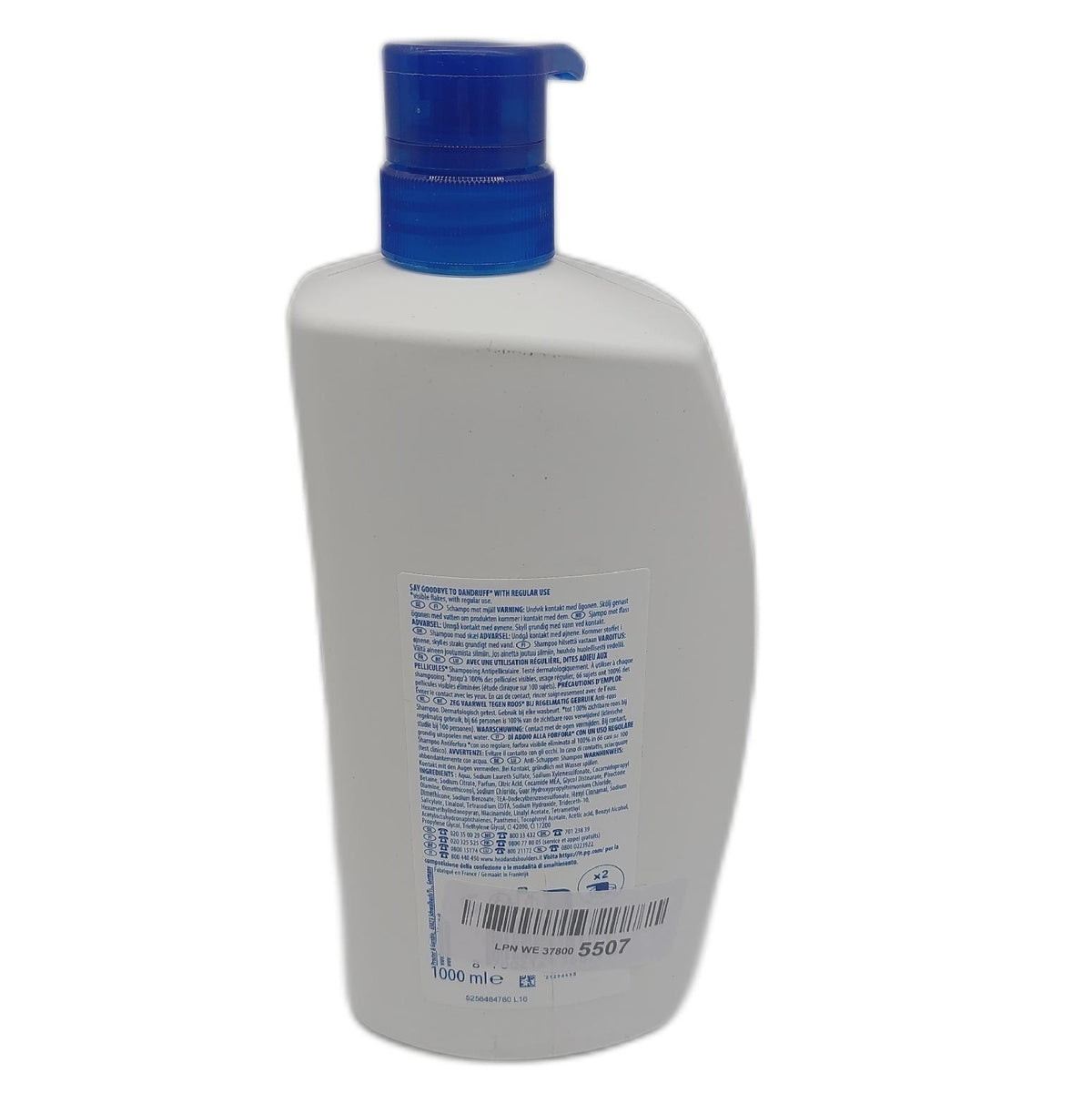 Head & Shoulders Classic Anti-Schuppen-Shampoo mit Pumpe, 1000 ml, für den täglichen Gebrauch, bis zu 100% der Schuppen entfernt, klinisch nachgewiesen.