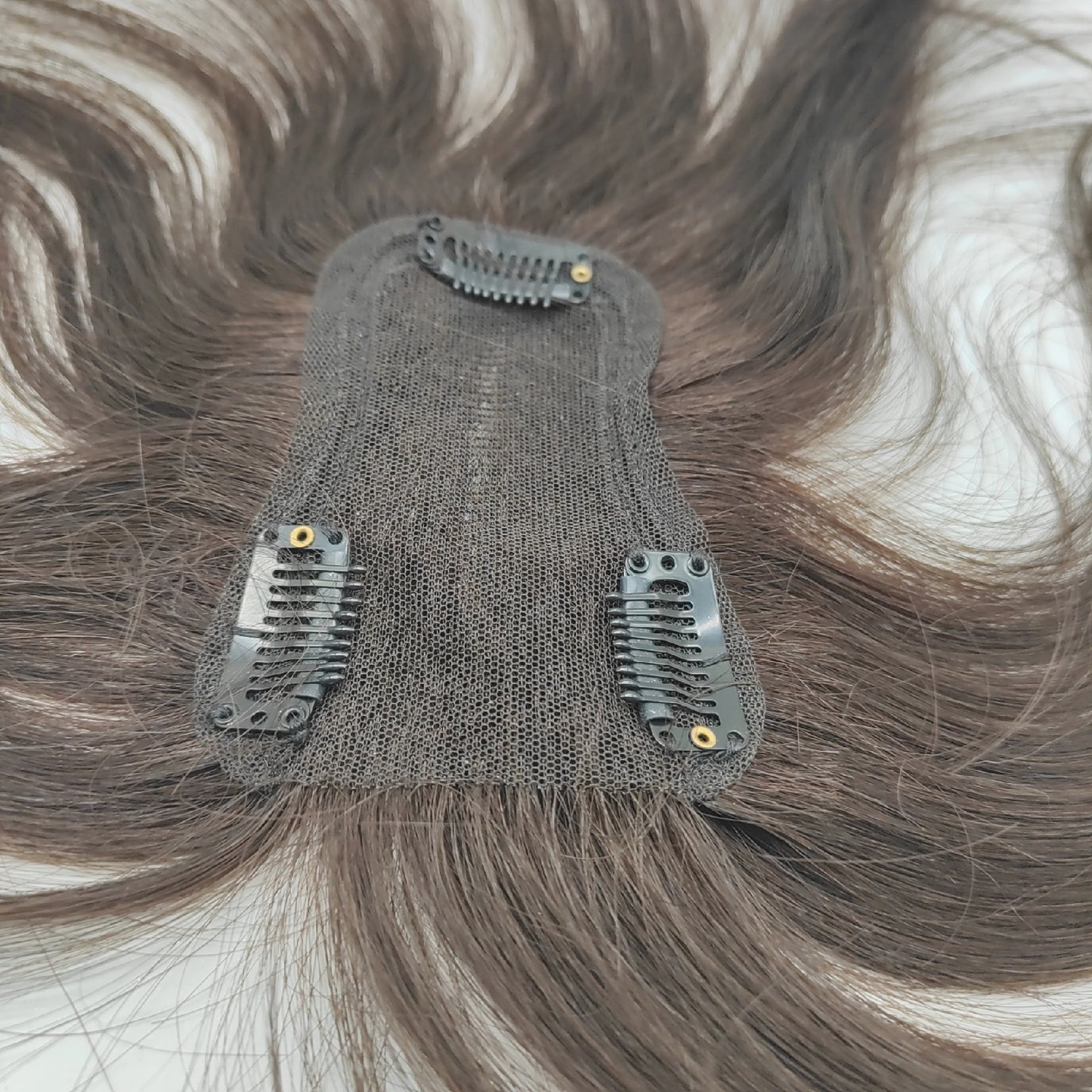 Handgenähte Haarteile Damen Echthaar Pony Frisuren Haarglatt Styling Trends