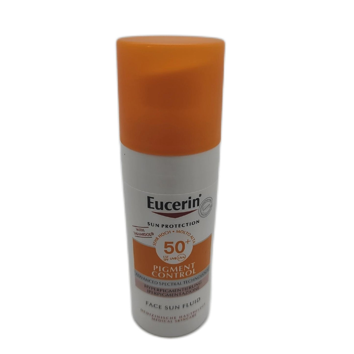 Eucerin Sonnenschutzfluid Gesichtspflege Pigment Control LSF 50 Plus hohe Wirkung