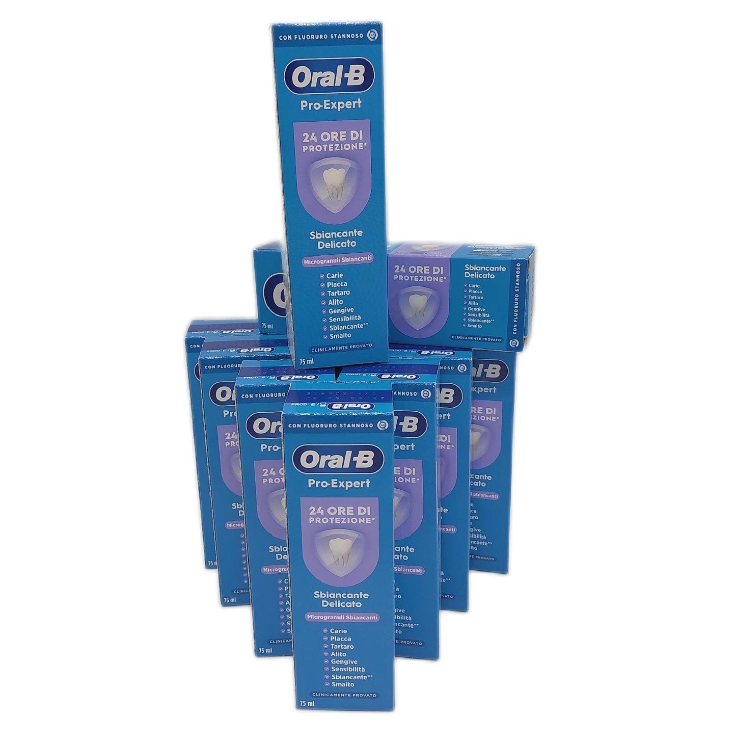 Oral-B Zahnpasta Pro-Expert Sanftes Bleaching 12x75ml Vorteilspackung