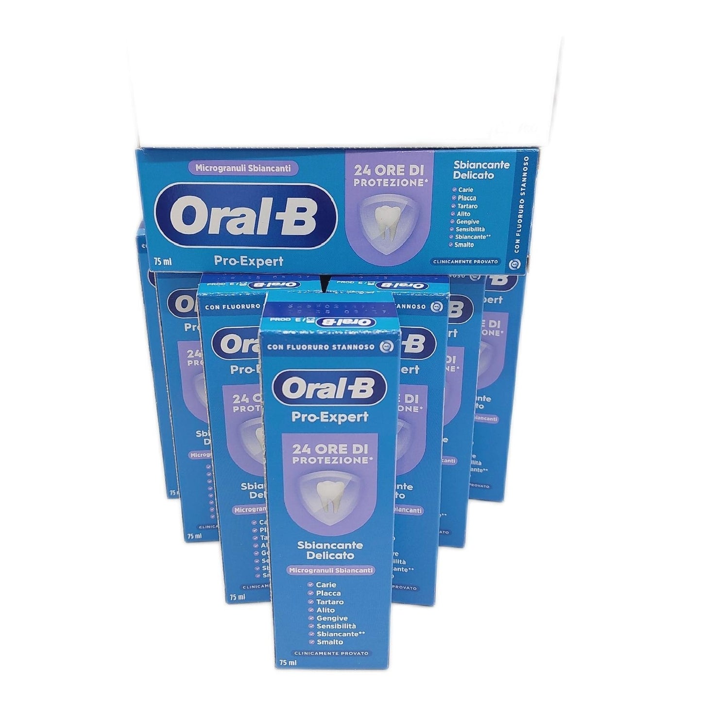 Oral-B Zahnpasta Pro-Expert Sanftes Bleaching 12x75ml Vorteilspackung
